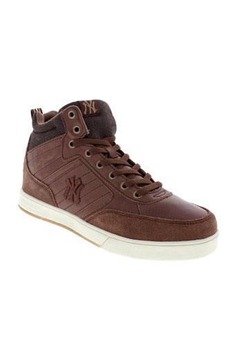 new york yankees chaussures garçon de couleur marron