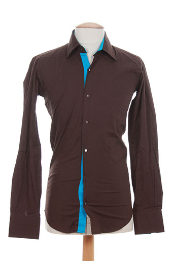 freeside chemises homme de couleur marron