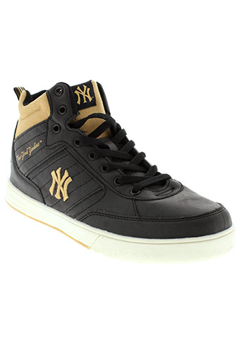 new york yankees chaussures garçon de couleur noir