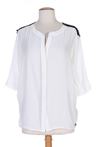 fracomina chemises femme de couleur blanc