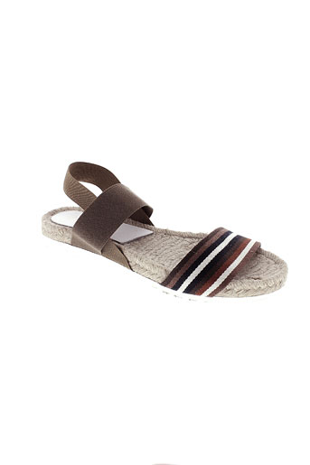 pretty things inside chaussures femme de couleur marron