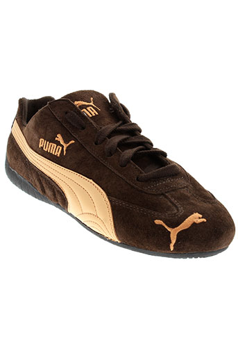 puma chaussures fille de couleur marron