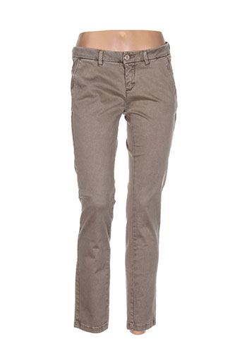 trez pantalons femme de couleur marron