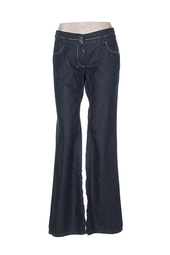 timezone jeans femme de couleur bleu