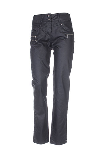 jensen pantalons femme de couleur noir