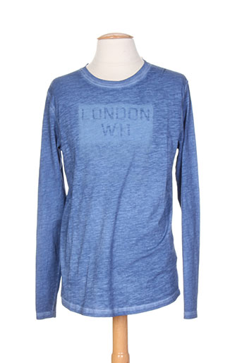 pepe jeans t-shirts garçon de couleur bleu
