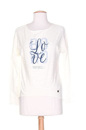 pepe jeans chemises fille de couleur blanc