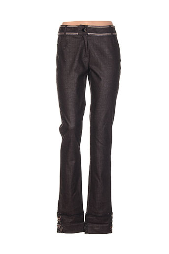 bleu blanc rouge pantalons femme de couleur marron