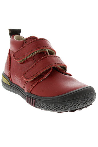 bopy chaussures garçon de couleur rouge