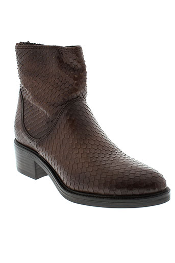 coco et abricot chaussures femme de couleur marron