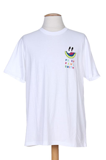 paul smith t-shirts homme de couleur blanc
