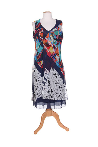jean delfin robes femme de couleur bleu
