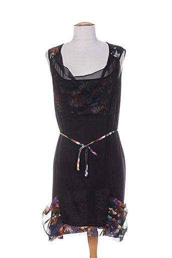double jeu robes femme de couleur noir