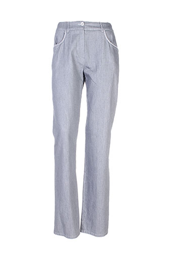 pause cafe pantalons femme de couleur gris