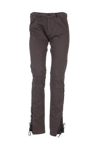 absolu pantalons femme de couleur marron