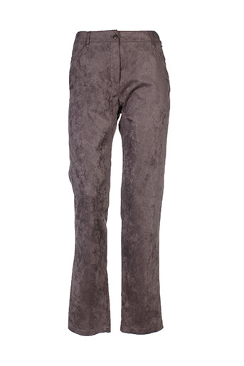 femmes je vous aime pantalons femme de couleur marron