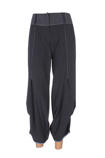 double jeu pantacourts femme de couleur gris