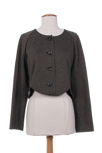 hug an' co vestes femme de couleur marron