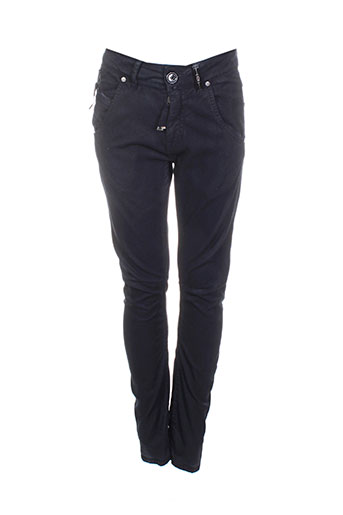 high jeans femme de couleur noir