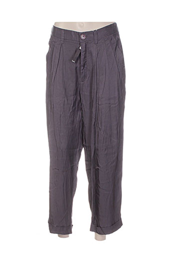 high pantacourts femme de couleur gris