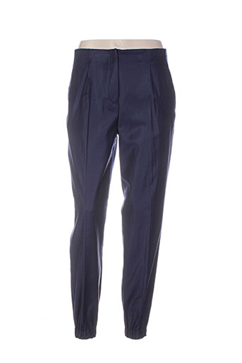 paul smith pantalons femme de couleur bleu