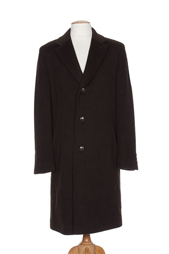 hugo boss manteaux homme de couleur marron