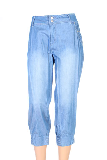 imitz pantacourts femme de couleur bleu