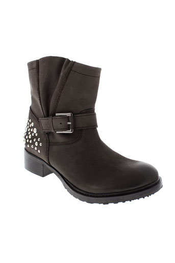 any boots chaussures femme de couleur marron