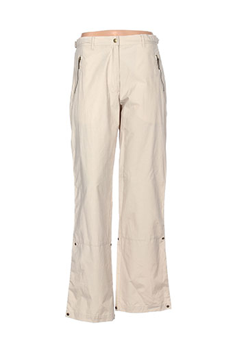 kalaïs pantalons femme de couleur beige