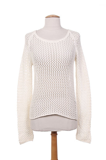 charabia pulls femme de couleur blanc