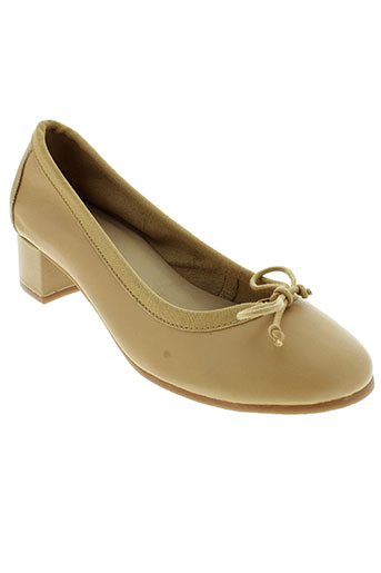 johann chaussures femme de couleur beige