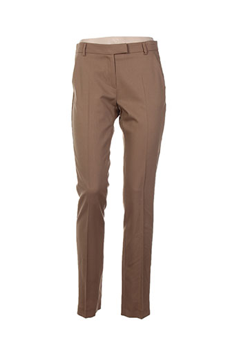 pablo gerard darel pantalons femme de couleur marron