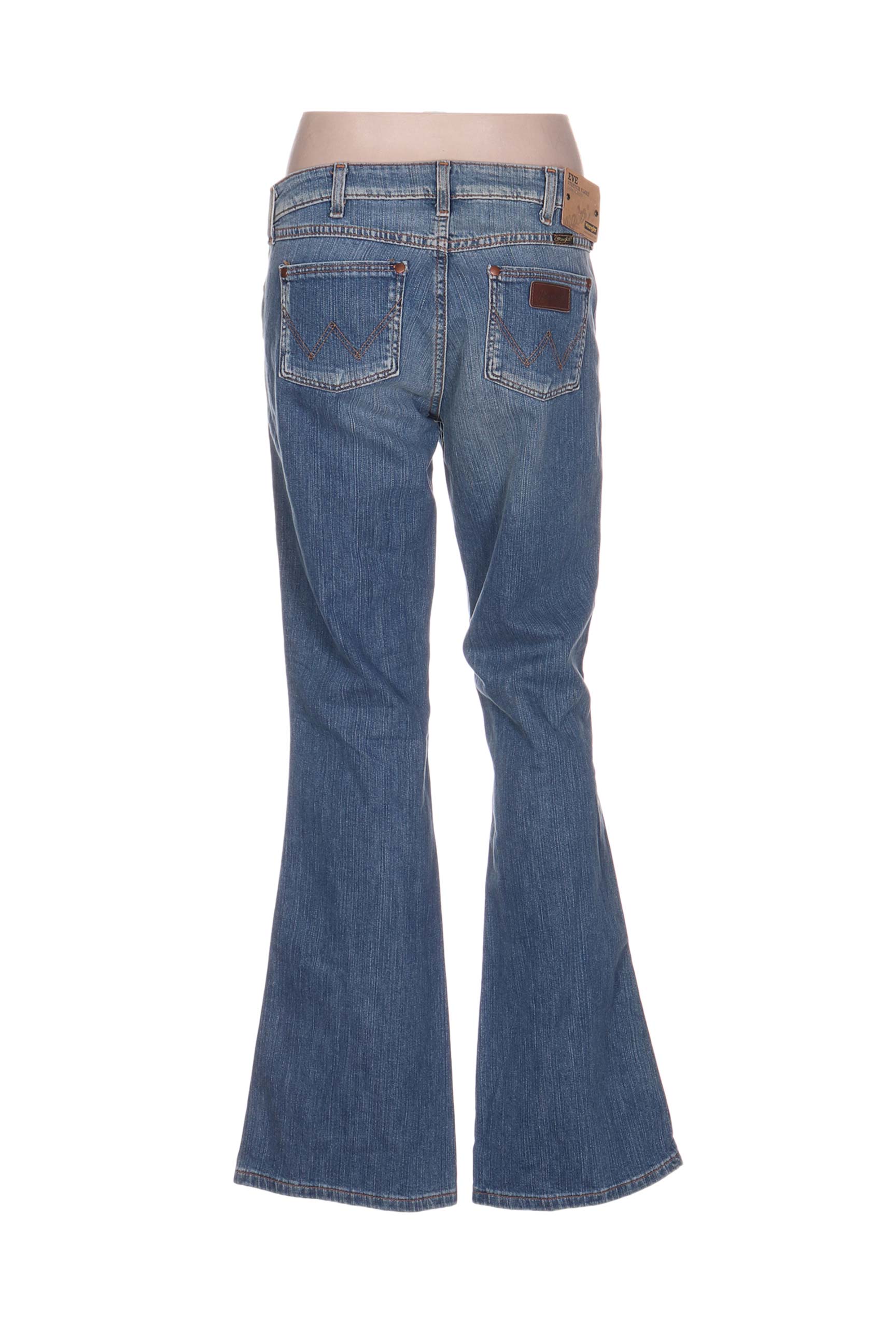 Wrangler Jeans Bootcut Femme De Couleur Bleu En Soldes Pas ...