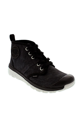 palladium chaussures femme de couleur noir