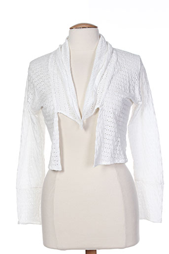 poissons blancs gilets femme de couleur blanc