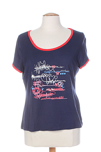 poupee chic t-shirts femme de couleur bleu