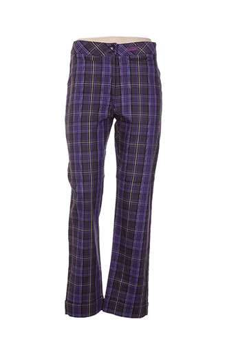 chrismas's pantalons femme de couleur violet