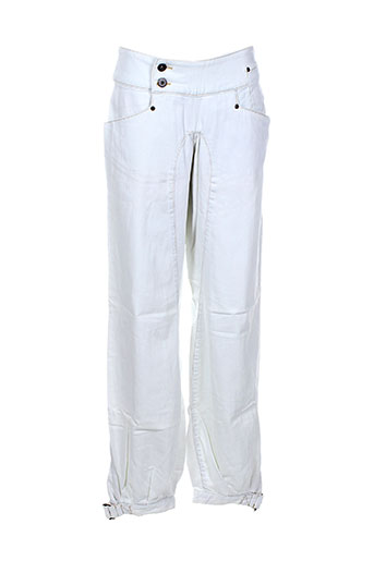 nikita jeans femme de couleur blanc