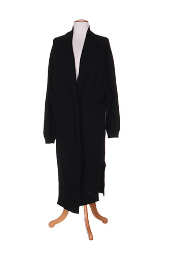 think chic gilets femme de couleur noir