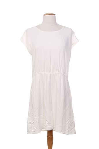 teddy smith robes fille de couleur blanc