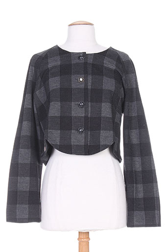 hug an' co vestes femme de couleur gris