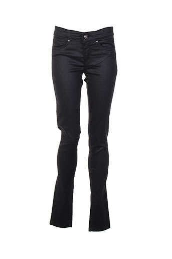 pepe jeans pantalons fille de couleur noir