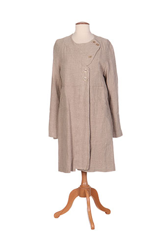 cotelac manteaux femme de couleur beige