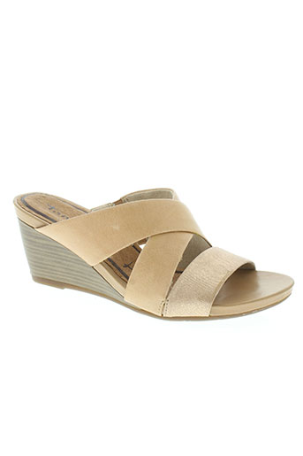 tamaris chaussures femme de couleur beige