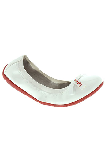 les et p et tites et bombes ballerines fille de couleur blanc