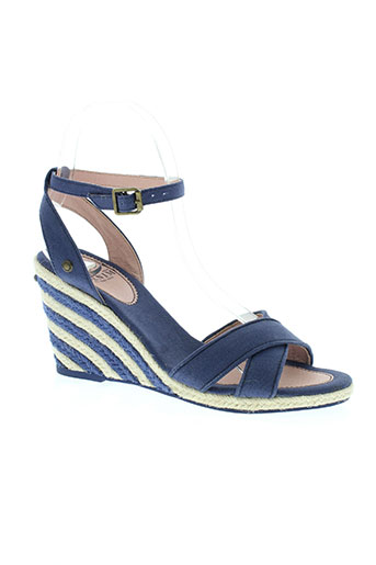 pepe jeans chaussures femme de couleur bleu