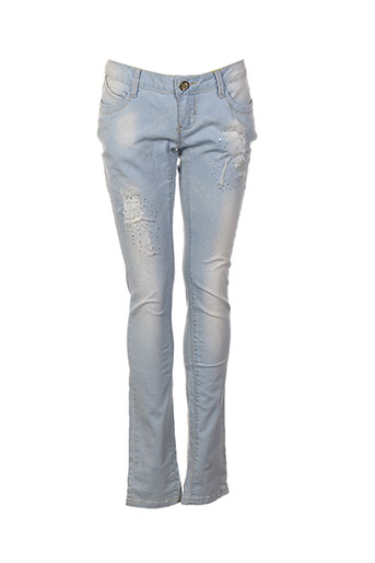 blue rags jeans femme de couleur bleu