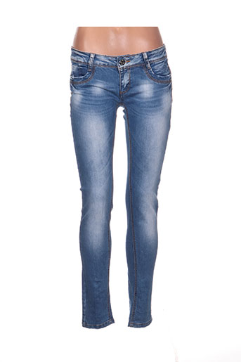 j.welly jeans jeans femme de couleur bleu