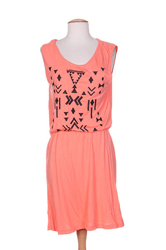 vila robes femme de couleur orange