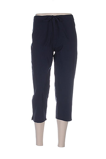 quatre vingt jours pantacourts femme de couleur bleu